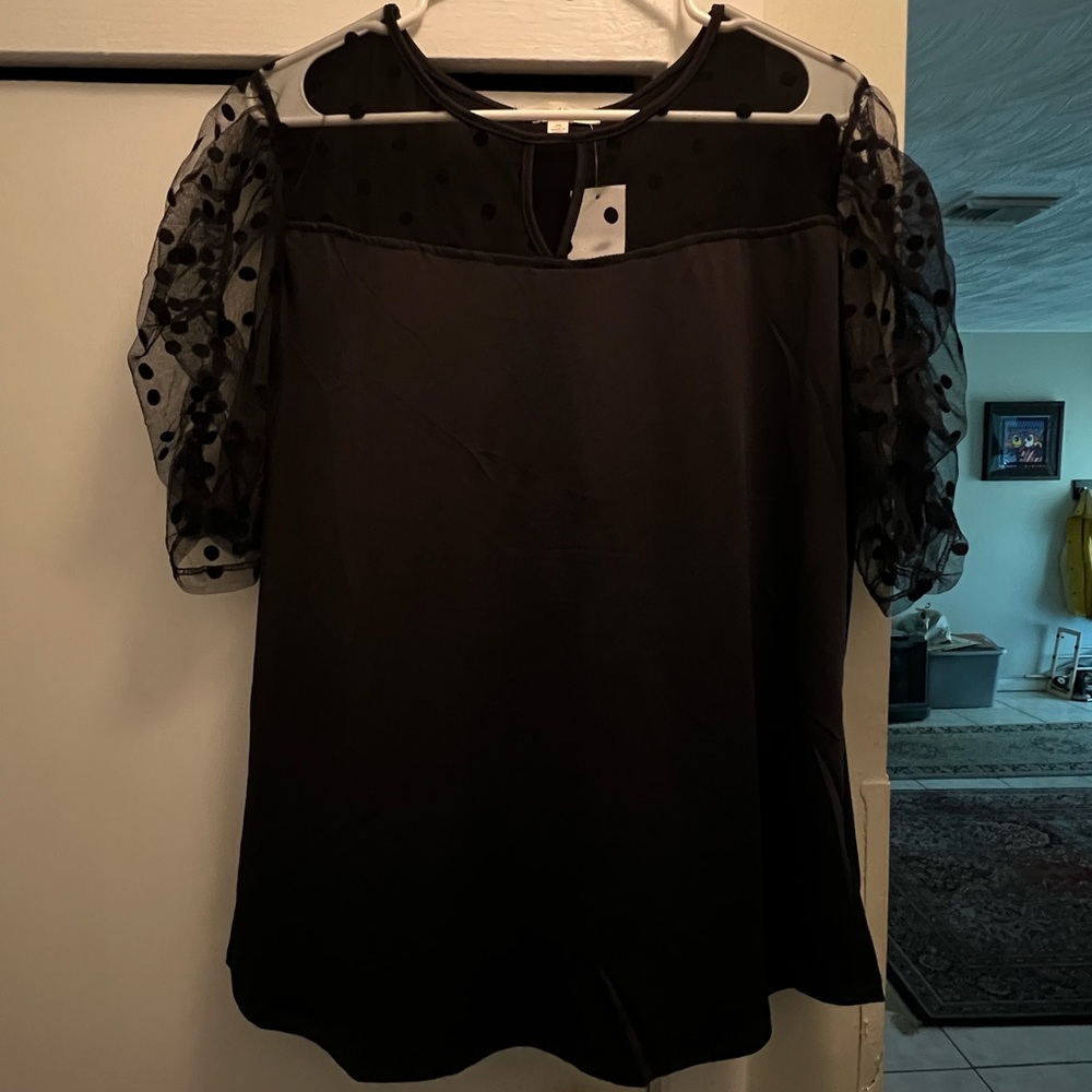 Black Dress Top